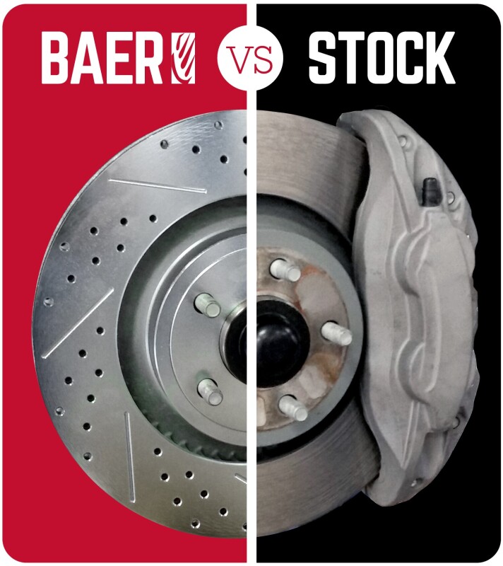 Jeep Wrangler Brake Rotors (2) - Rear - Baer Brakes - Claw Performance Rotors - `03-`06